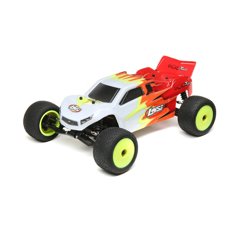 1/18 Mini-T 2.0 2S 2WD RTR Brushed Stadium Truck (Battery & Charger included), Red
