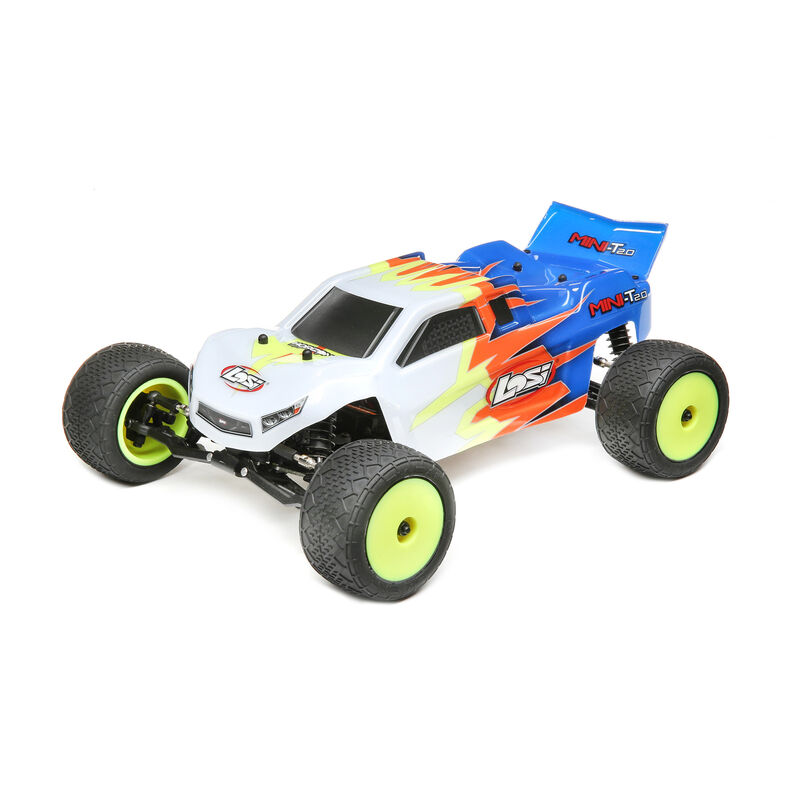 1/18 Mini-T 2.0 2S 2WD RTR Brushed Stadium Truck (Battery & Charger included), Blue